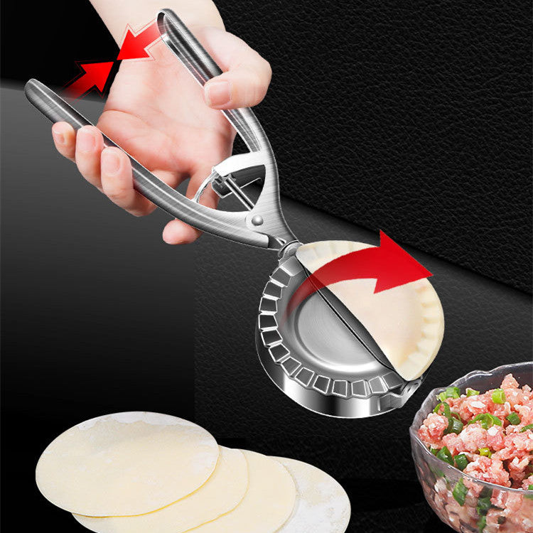 Stainless Steel Dumpling Maker with Handle - 304 Food-Grade Material