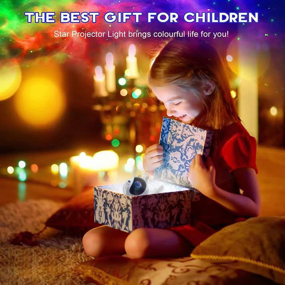 Astronaut Galaxy Projector Night Light with Remote Control Rocket