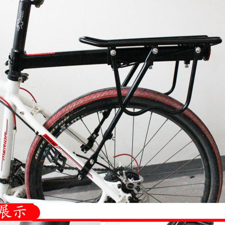 Universal Adjustable Bicycle Rear Cargo Rack - Durable Aluminum Alloy Luggage Carrier