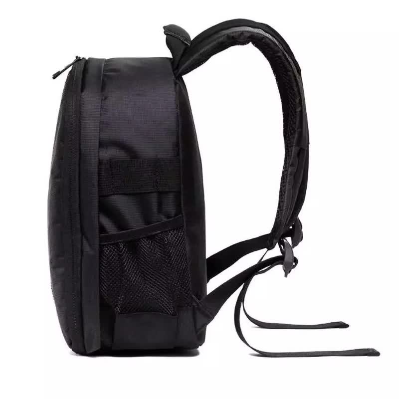 Orange Lining Water-Resistant DSLR Camera Backpack with Tripod Holder, Lightweight and Spacious Photography Bag for Outdoor Use Camera and accessories are props, not included