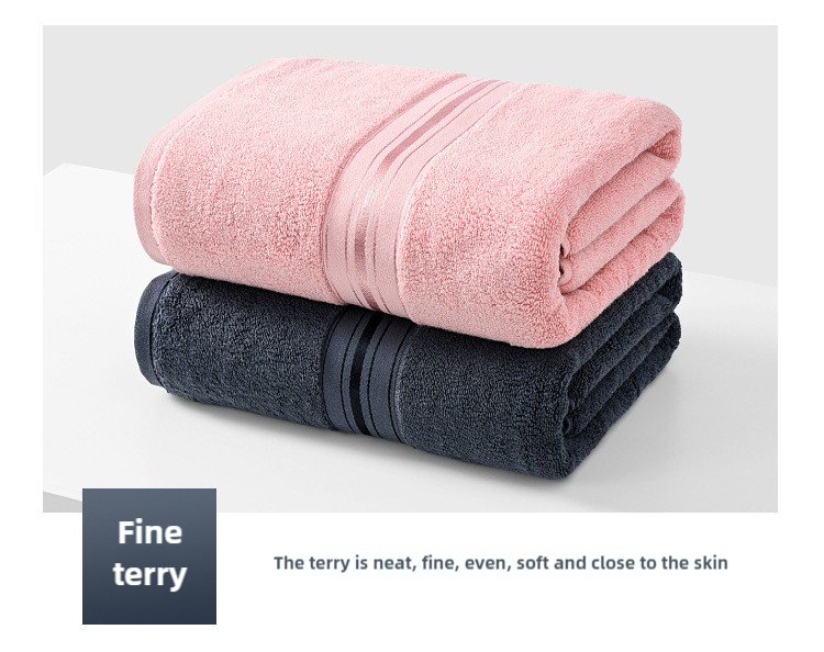Dark Grey Luxury Cotton Towel Set Towel + Bath Towel - Quick Dry, Extra Thick & Absorbent, Perfect for Bath & Beach