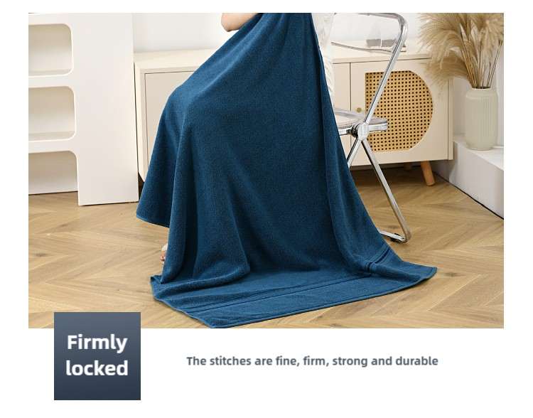 Dark Grey Luxury Cotton Towel Set Towel + Bath Towel - Quick Dry, Extra Thick & Absorbent, Perfect for Bath & Beach