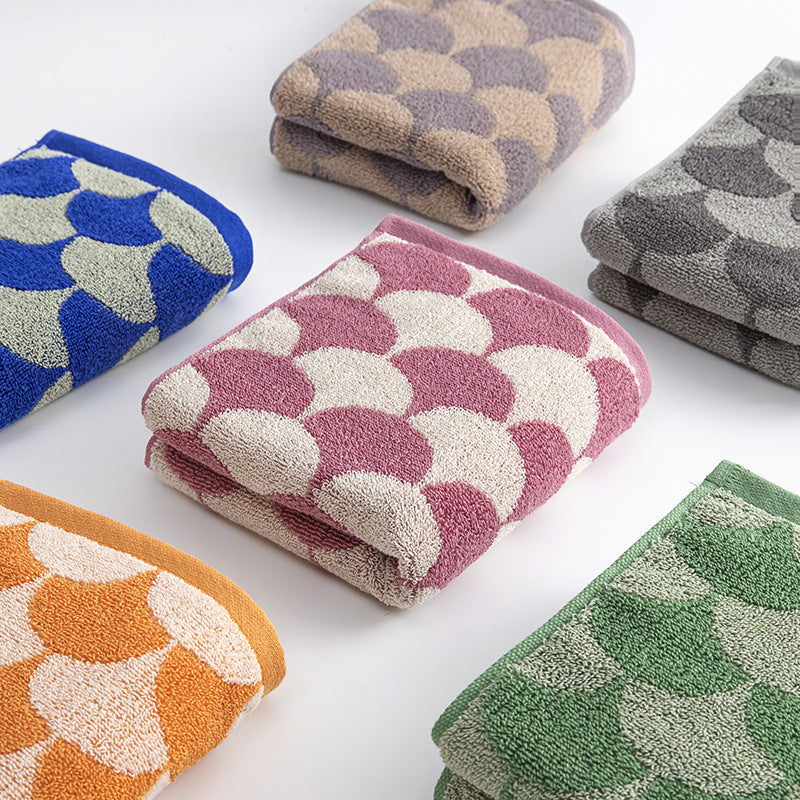 Grey Thickened and Enlarged Cotton Hand Towels - 3 Pack 34x74cm - Soft and Absorbent Bath Towels for Adults