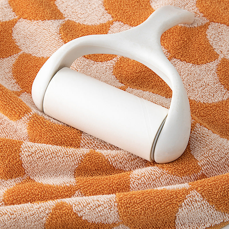 Brown Thickened and Enlarged Cotton Hand Towels - 3 Pack 34x74cm - Soft and Absorbent Bath Towels for Adults