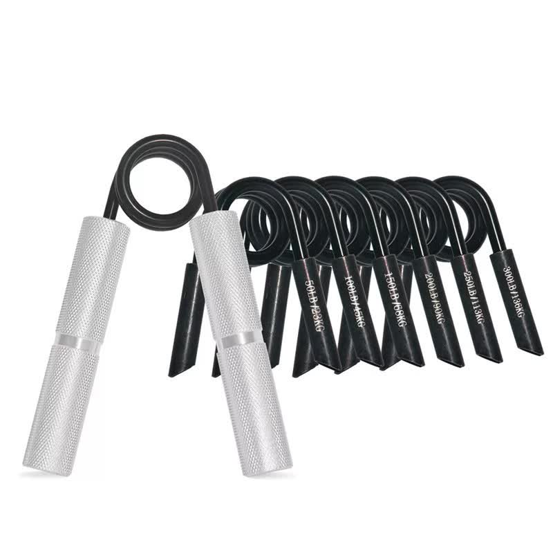 7-in-1 Aluminum Metal Grip Strength Trainer Set with Adjustable Resistance - Wrist, Finger, and Arm Exercise 50LB-350LB