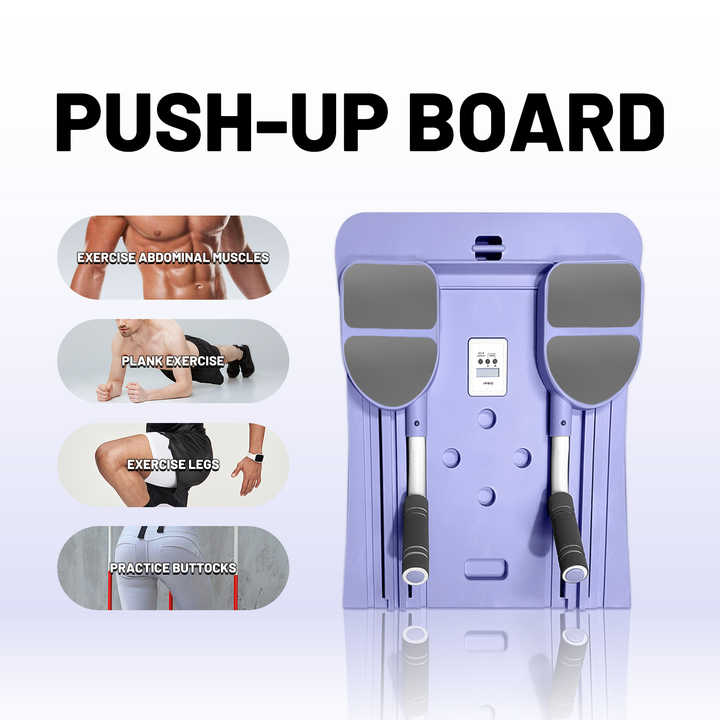 Black Foldable Multi-Functional Abdominal Trainer – Home Workout Fitness Board