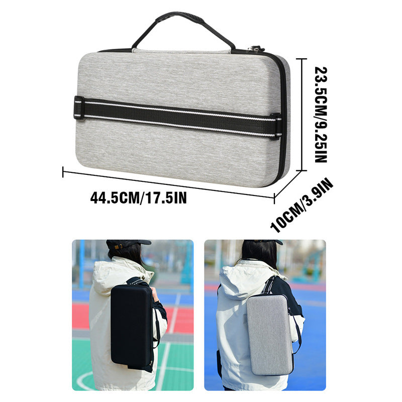 Set 5 White And Green T700 Carbon Fiber Pickleball Paddle Set - 2 Paddles, 4 Balls, and Portable Carry Bag for Adults and Students