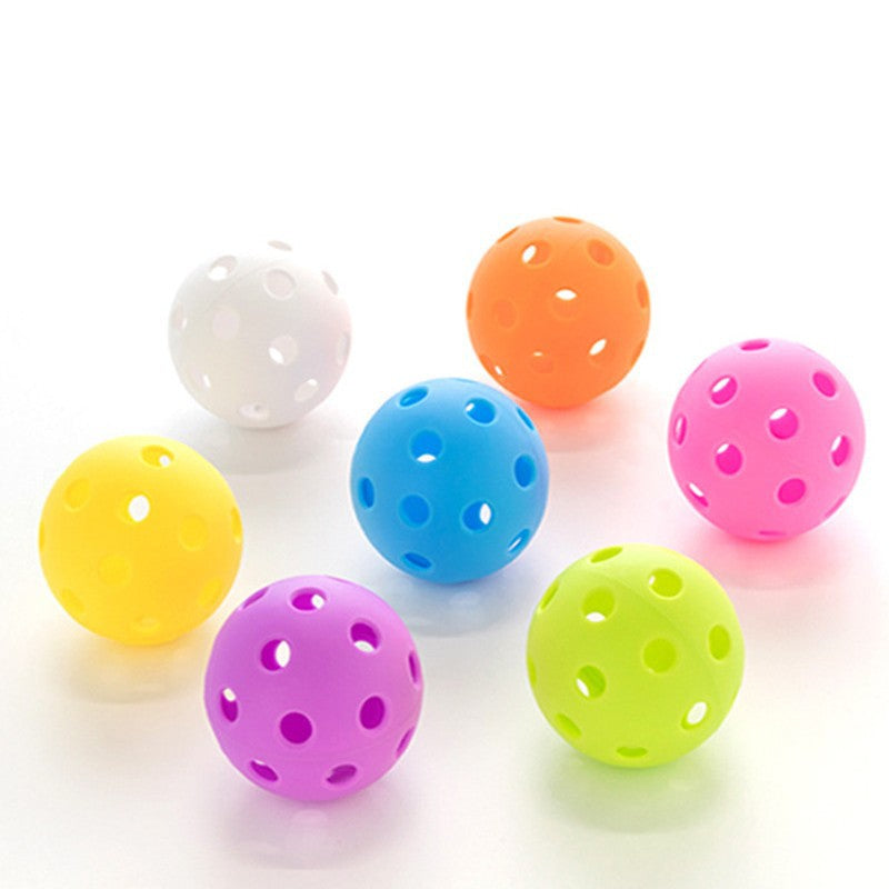 2 Tubes Orange Outdoor Pickleball Balls 4-Pack - Durable 40-Hole Design with Carry Tube 8 balls in total