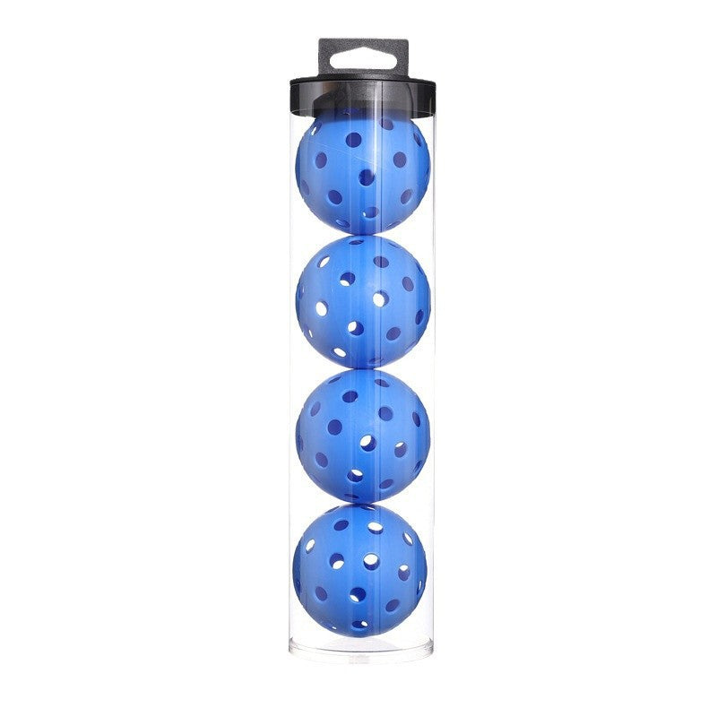 2 Tubes Blue Outdoor Pickleball Balls 4-Pack - Durable 40-Hole Design with Carry Tube 8 balls in total