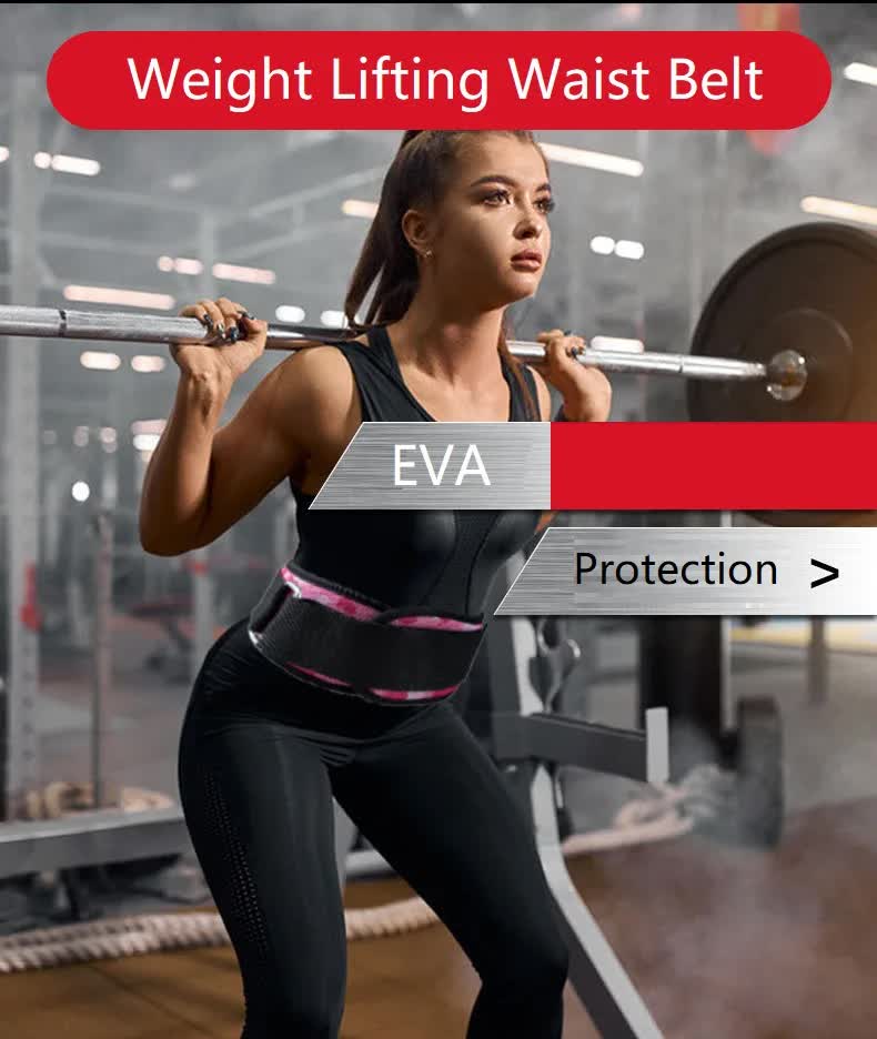Size XL Grey Camouflage Camo Weightlifting Belt - EVA Nylon Gym Belt for Squats, Deadlifts & Lumbar Support