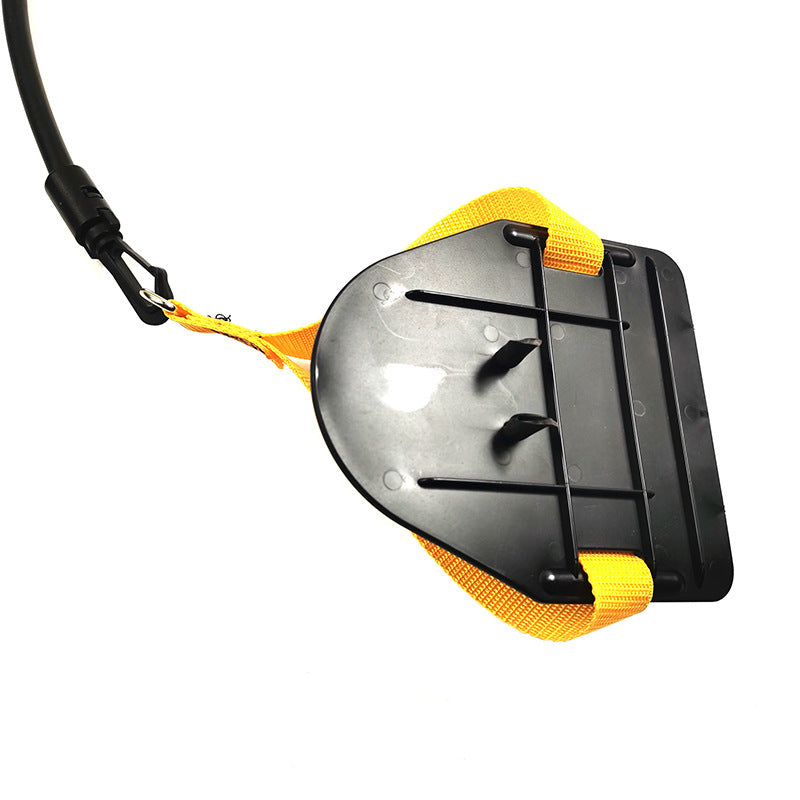 Black-yellow Flippers Training Stroke 60lbs Swim Resistance Band Trainer - Dry-Land Arm Strength & Stroke Exercise Cords