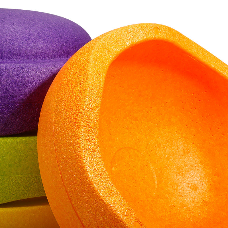 Rainbow Balance Stepping Stone - Sensory Training Toy for Kids, Red circle Step