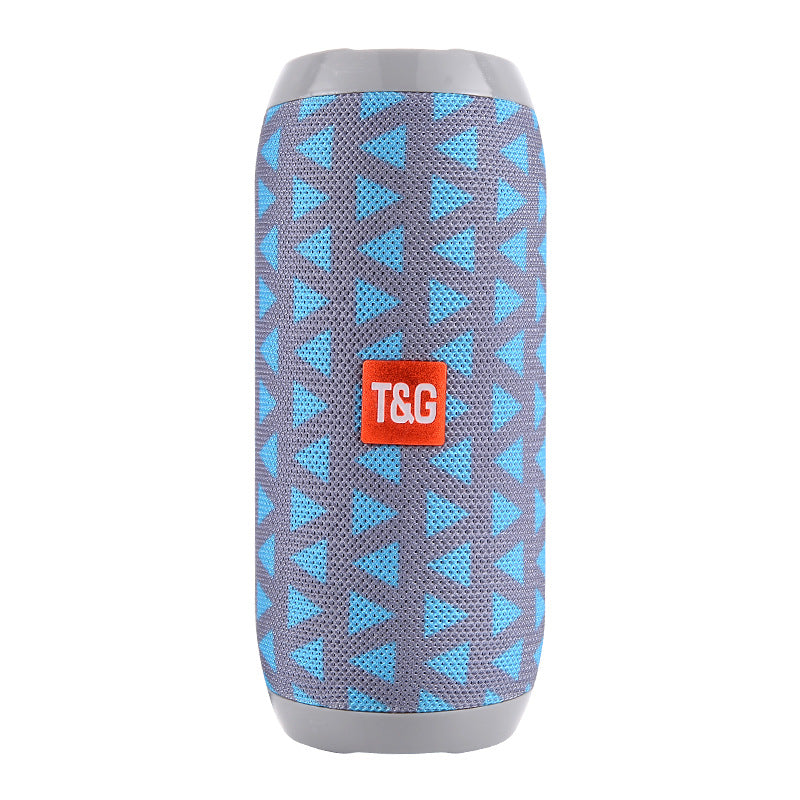 Green triangle blue Portable Bluetooth Speaker - HiFi 360 Degree Audio Wireless Mini Speaker, Support Hands-free Calling
