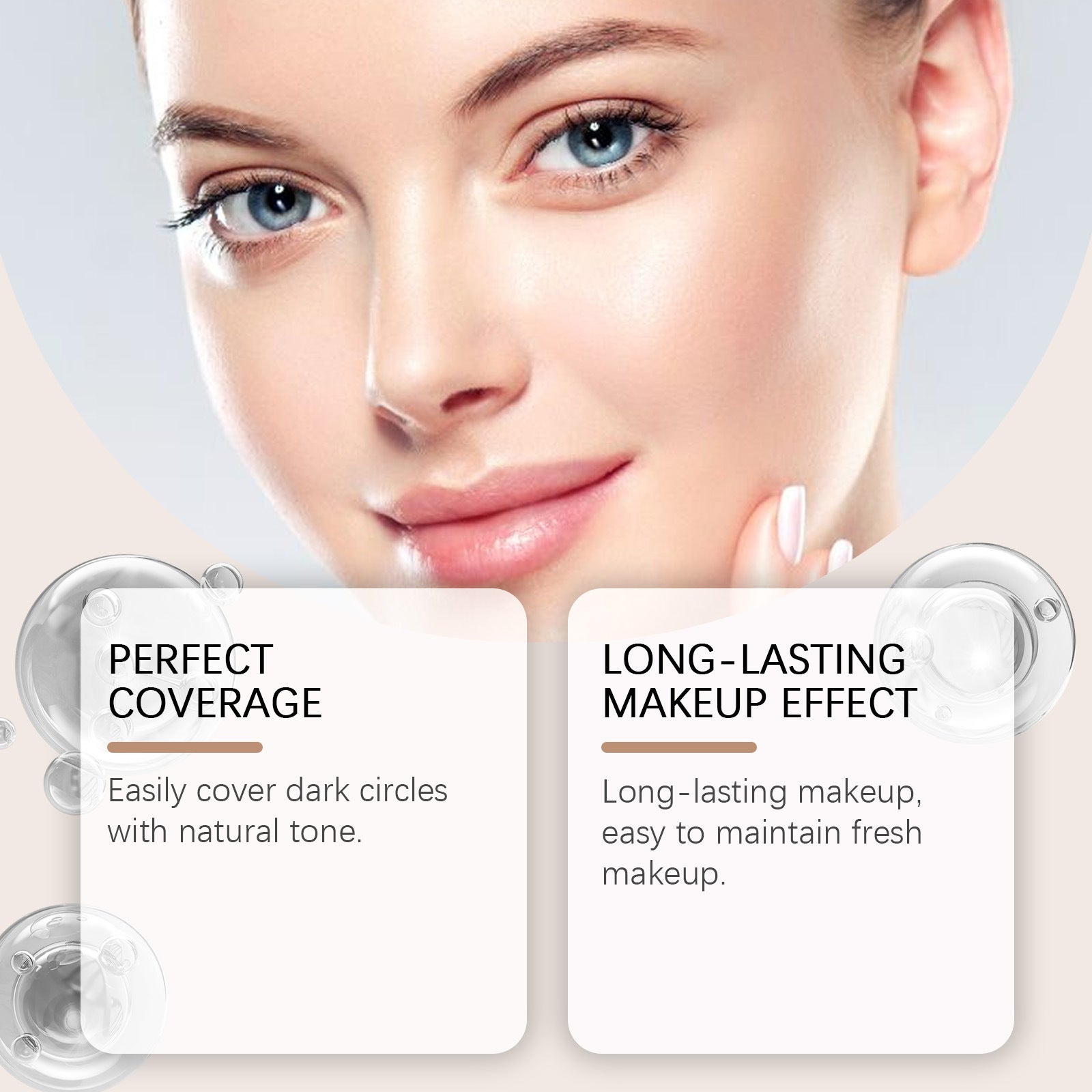 Professional Concealer with Long-Lasting Coverage Light skin tone