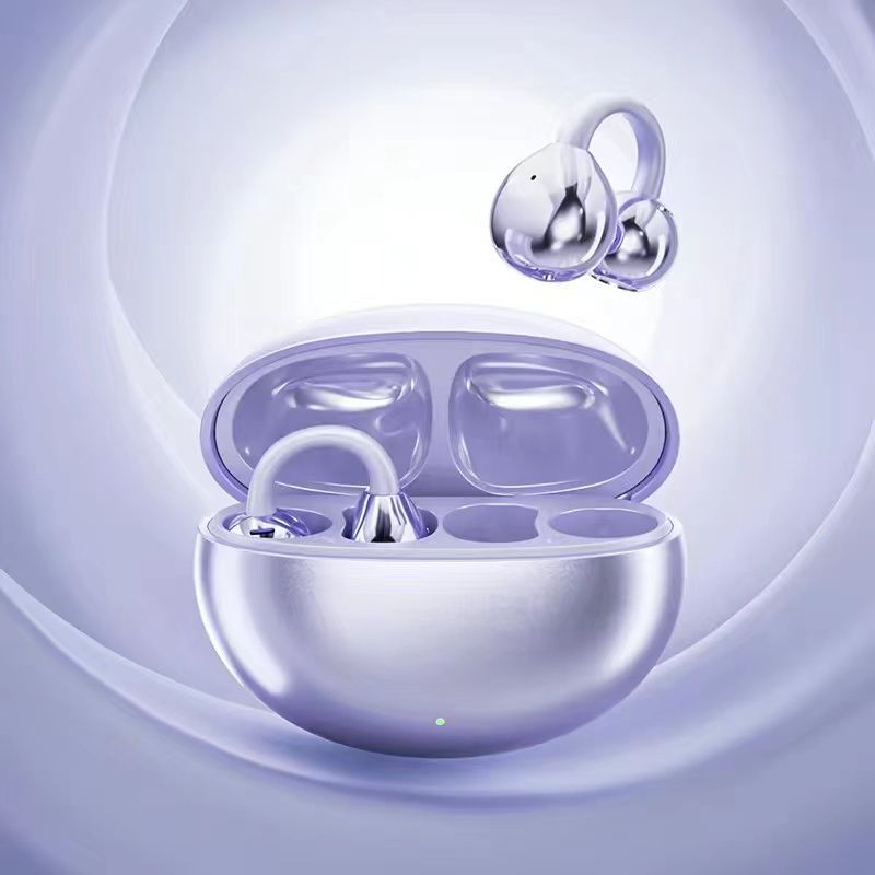 Stylish TWS Wireless Earbuds with Real-Time AI Translation - Immersive Sound & Touch Control purple