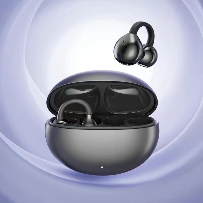 Stylish TWS Wireless Earbuds with Real-Time AI Translation - Immersive Sound & Touch Control Gray