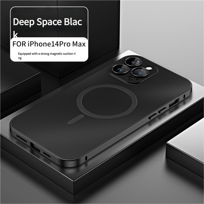 Innovative Detachable Backplate Case for iPhone 14 Pro Max with Strong MagSafe Compatibility Black