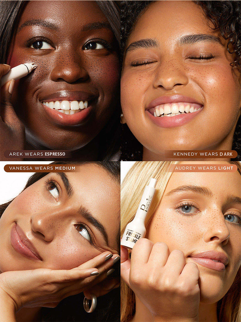 Effortless Faux Freckle Stamp Pen - Natural Looking Freckle Clusters in Seconds MEDIUM