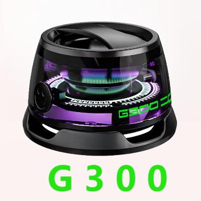 G300 Magnetic Suction Bluetooth Speaker - RGB Lights, 40mm Driver, 6H Playtime black