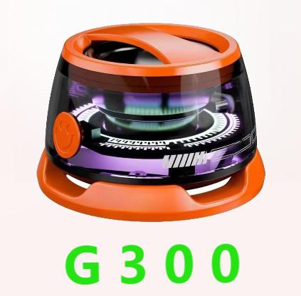 G300 Magnetic Suction Bluetooth Speaker - RGB Lights, 40mm Driver, 6H Playtime Orange