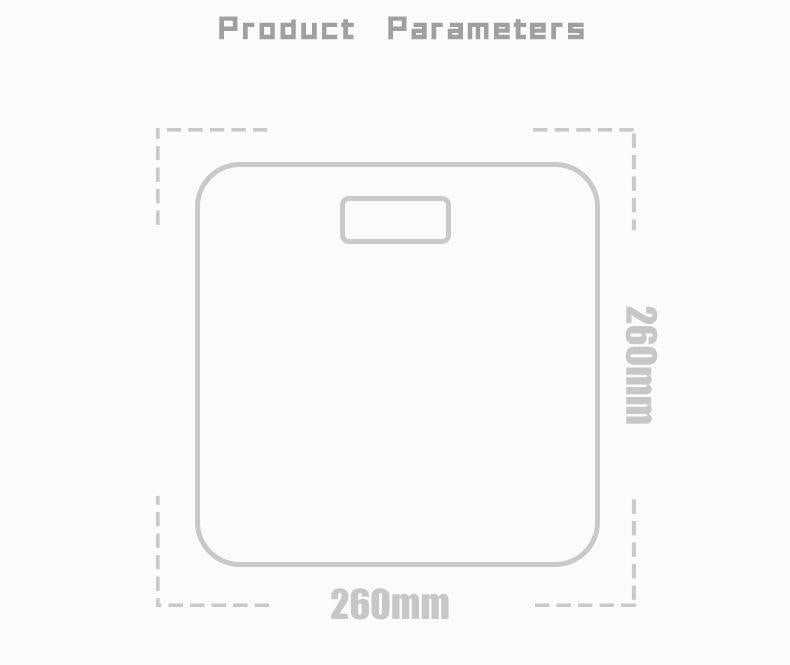 Smart USB Rechargeable Digital Bathroom Scale - Measures Body Weight & Temperature Gradient green