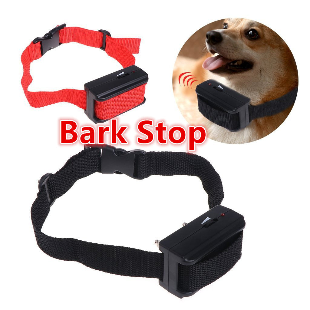 Advanced Pet Bark Control Collar with Adjustable Settings black