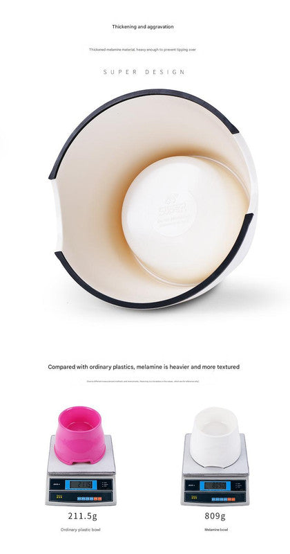 Elevated Pet Feeding Bowl with Stainless Steel Inner - Promotes Healthy Digestion & Reduces Neck Strain Pink