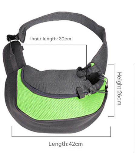 Yellow Portable Oxford Fabric Pet Carrier for Cats and Puppies Size L
