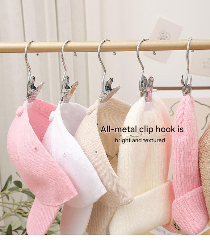 Dark green Stainless Steel Hanging Clips 35 PCS - Strong Grip for Pants, Hats, Socks, Laundry