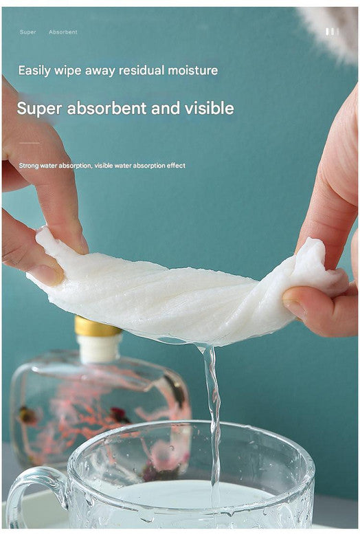 8 Packs 160 Total Portable Cotton Compressed Towels - Soft, Absorbent Face Cleansing Cloths Circular compression : 20x22cm