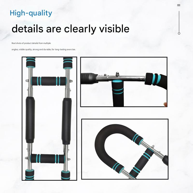 Red Black Adjustable U-Shaped Arm Exerciser - For Home Fitness Strength Training 40kg