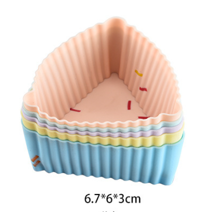 Style 10 Silicone Mini Cake Molds 30 Pack - For Cupcakes, Desserts 6.7x6x3cm