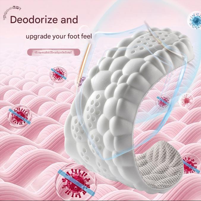5 pcs Pink 4D Cloud Technology Shoe Inserts - High Rebound, Super Soft, Breathable, Athletic Support size : 39-40/255mm