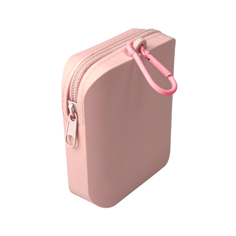 Pink Silicone Dog Treat Pouch Set of 2 - Waterproof, Portable for Training & Walks
