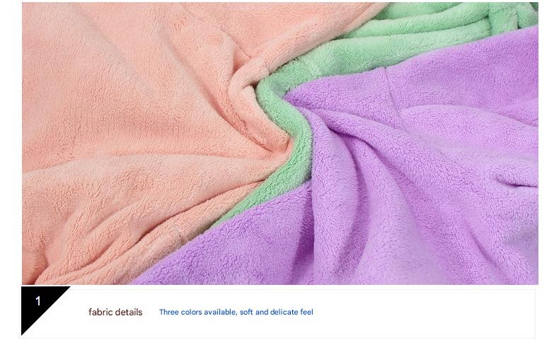 Purple Hooded Dog Bathrobe - Super Absorbent, Adjustable Fit, Cozy Pet Towel Size : XL