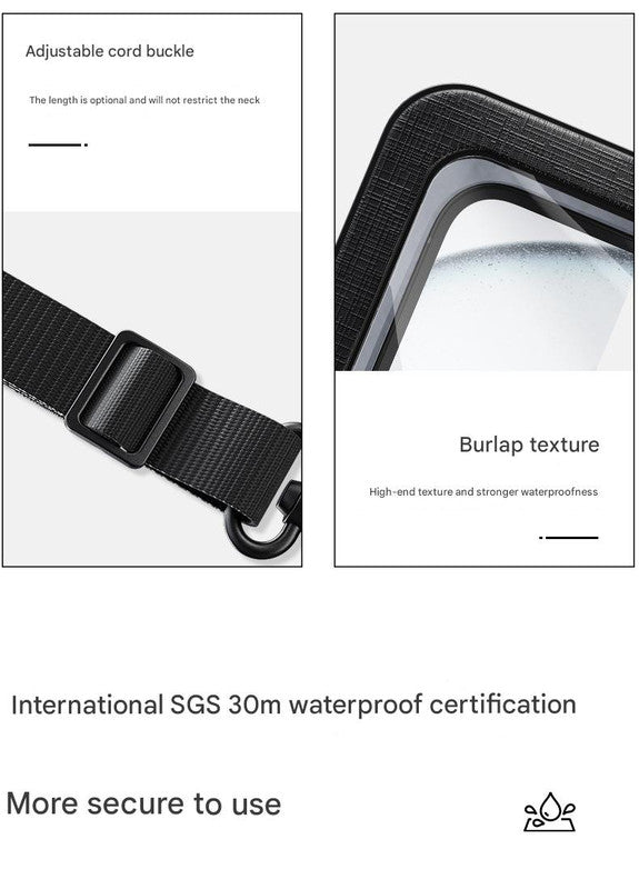 Mint Green 2-Pack Universal IPX8 Waterproof Phone Pouch with Lanyard - Touch Sensitive Case for Swimming & Outdoor Sports
