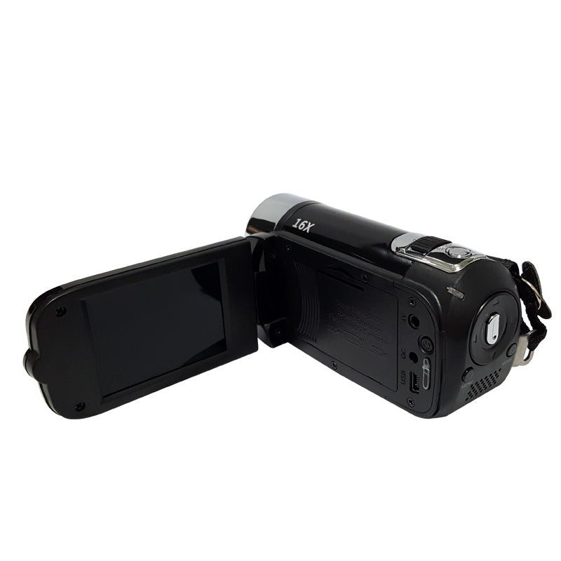 White Capture Life's Moments: HD 1080P Digital Camcorder - 16MP Photos, 16X Digital Zoom, 2.7 LCD Screen"