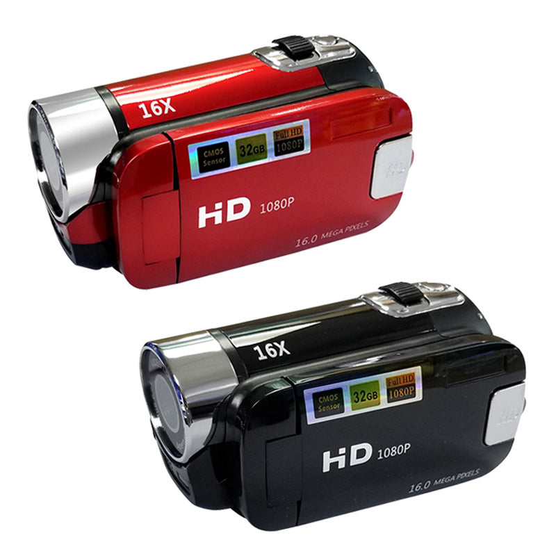 White Capture Life's Moments: HD 1080P Digital Camcorder - 16MP Photos, 16X Digital Zoom, 2.7 LCD Screen"