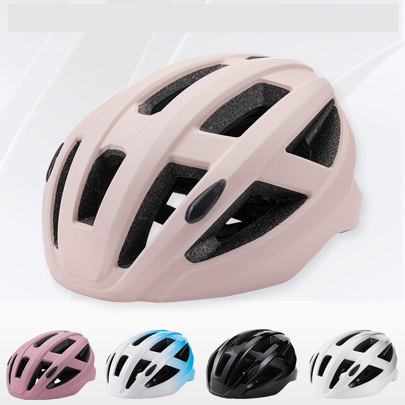 Black Ultra-Light Adult Cycling Helmet - CE & CPSC Certified, In-Mold Safety for Road & Mountain Biking