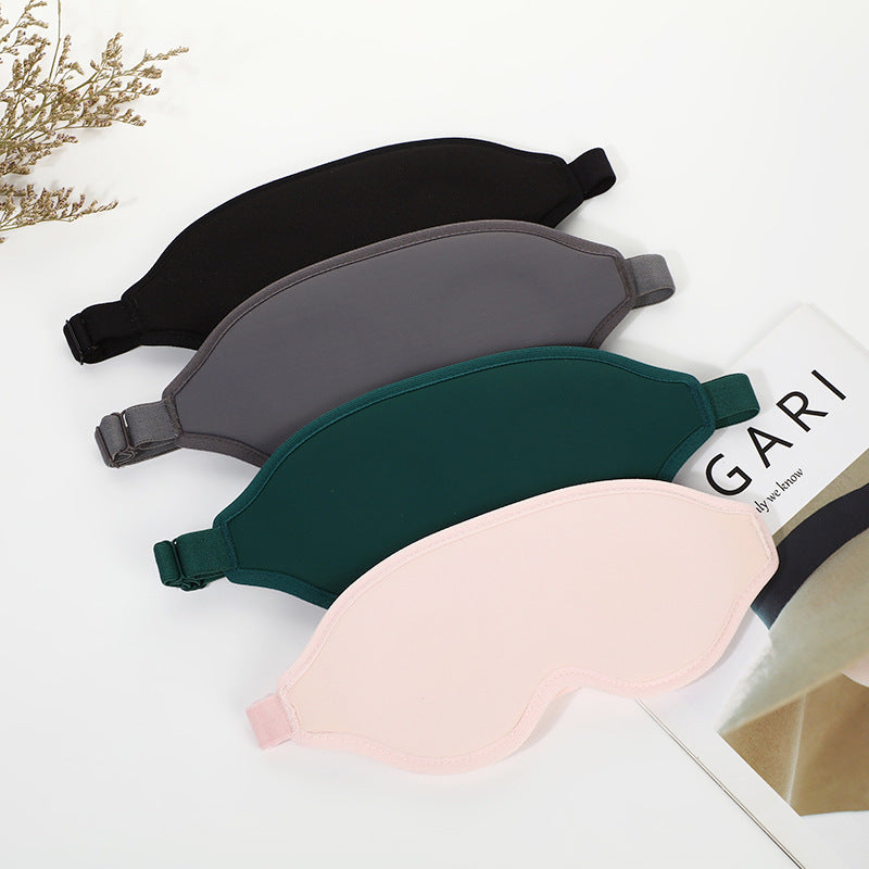 2 Pcs Pink 3D Contoured Eye Mask - Total Blackout, Pressure-Free Memory Foam, Skin-Friendly & Breathable for Deep Rest