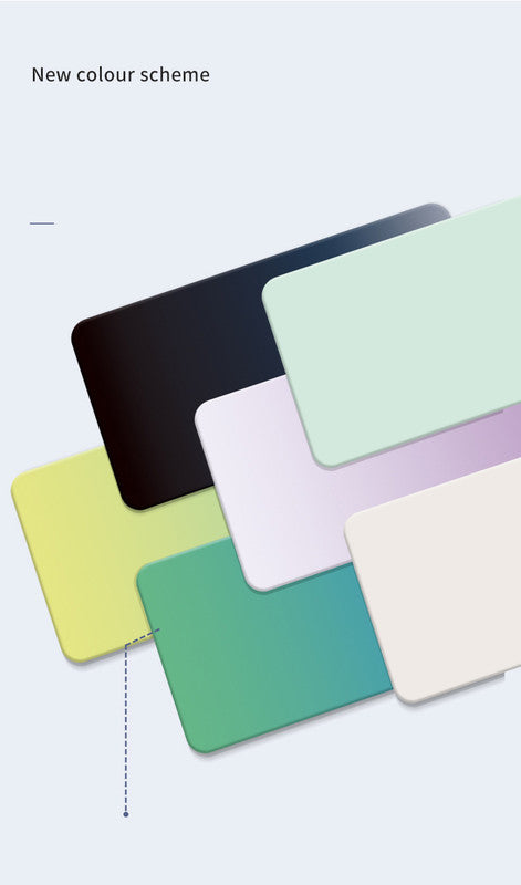 Yellow-Green Gradient Premium Large Silicone Mouse Pad - Non-Slip, 600x300mm for Office and Gaming
