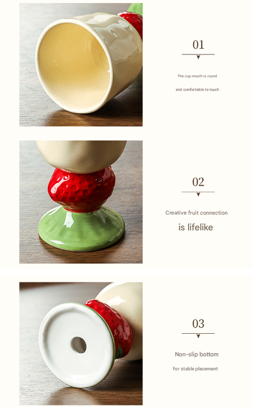 Yellow Whimsical lemon Stem Ceramic Goblet - 150ml Hand-Painted lemon Design, Unique Coffee & Drinkware Gift with Box