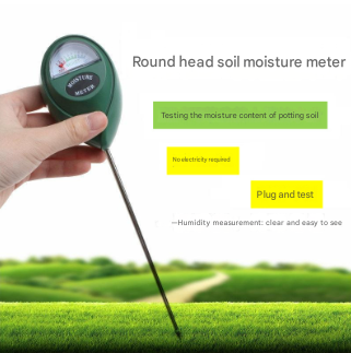 2 Pcs 1 Green + 1 Black Soil Moisture Meter - Accurate Plant Water Monitor for Garden & Potted Plants, No Batteries Needed