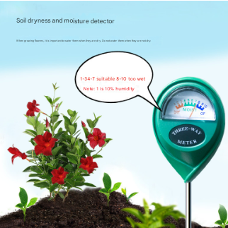 2 Pcs 1 Green + 1 Black Soil Moisture Meter - Accurate Plant Water Monitor for Garden & Potted Plants, No Batteries Needed
