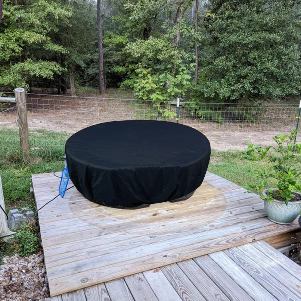 300 Gallons 63.2'Lx69'Wx25'H Outdoor Gallon Cover Sun Shade for Patio, Pool, and Water Tanks