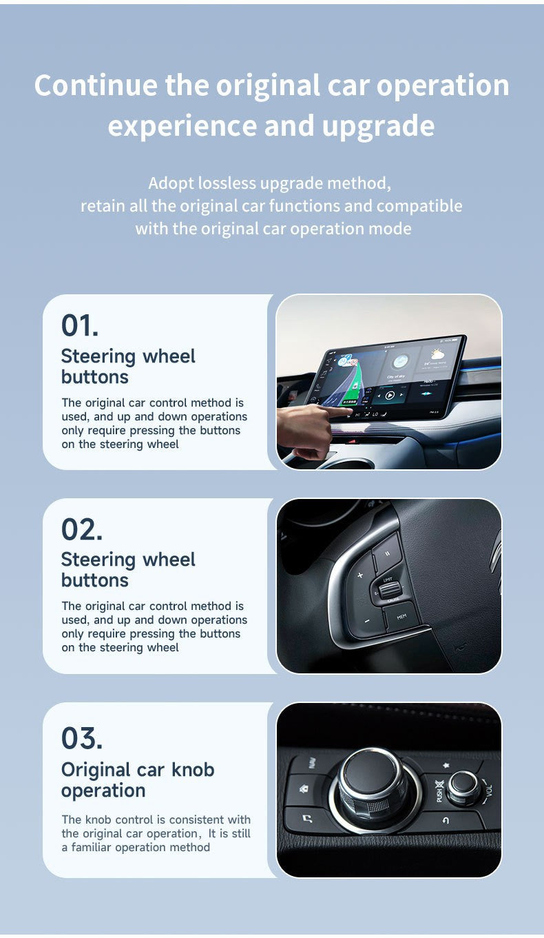 2-in-1 Wireless CarPlay & Android Auto Adapter - Plug & Play Dongle for Cars Android phone Apple phone two in one