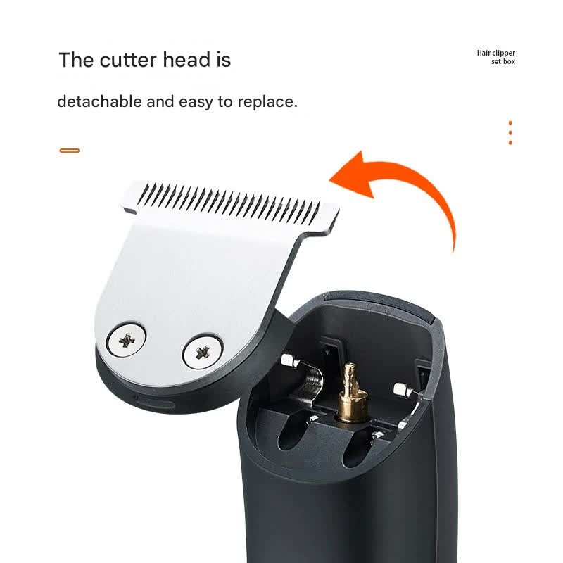 5-in-1 Professional Men's Grooming Kit - Cordless Hair Clipper, Beard Trimmer Silver