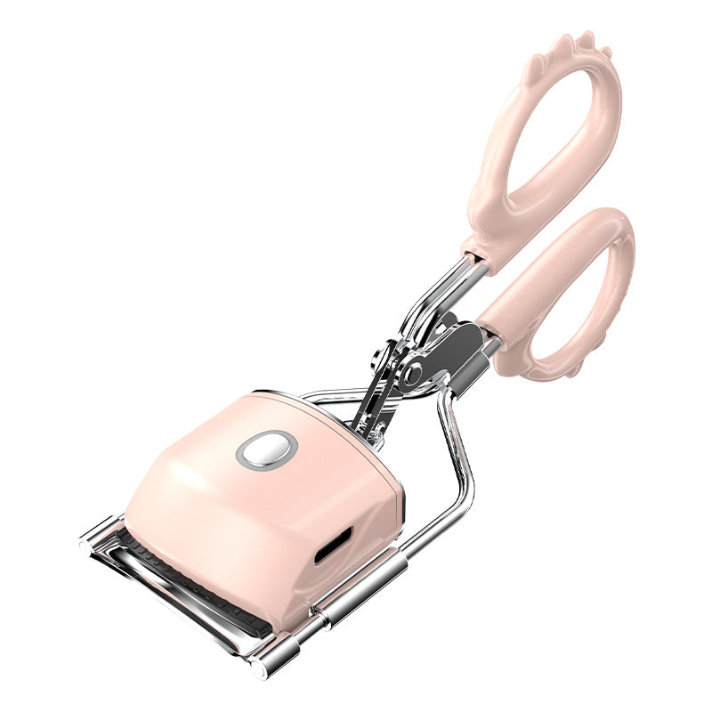 Heated Eyelash Curler with 2 Temperature Controls, Long-Lasting Curl pink