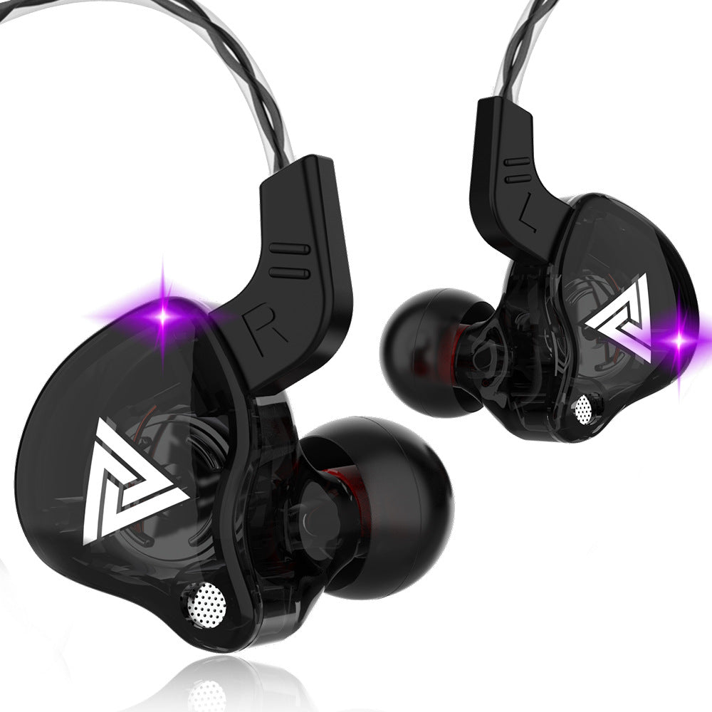 Hi-Res Audio In-Ear Monitor Earphones - Ergonomic Design, Dynamic Driver, with Mic & 3.5mm Jack black