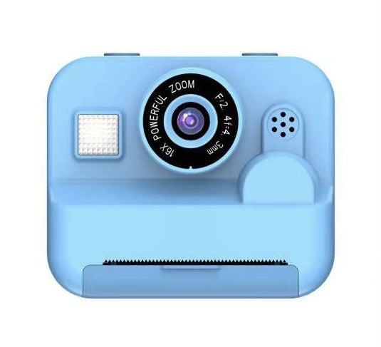 Instant Print Camera - 48MP Dual Lens, 2.4" IPS Screen, Thermal Printing blue